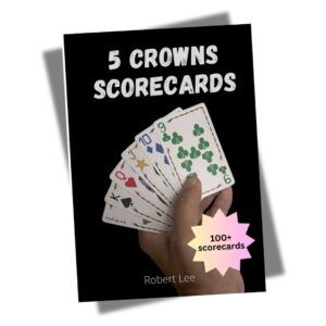 Crowns Card Game Scorecards: Over 100 Spacious Scorecards