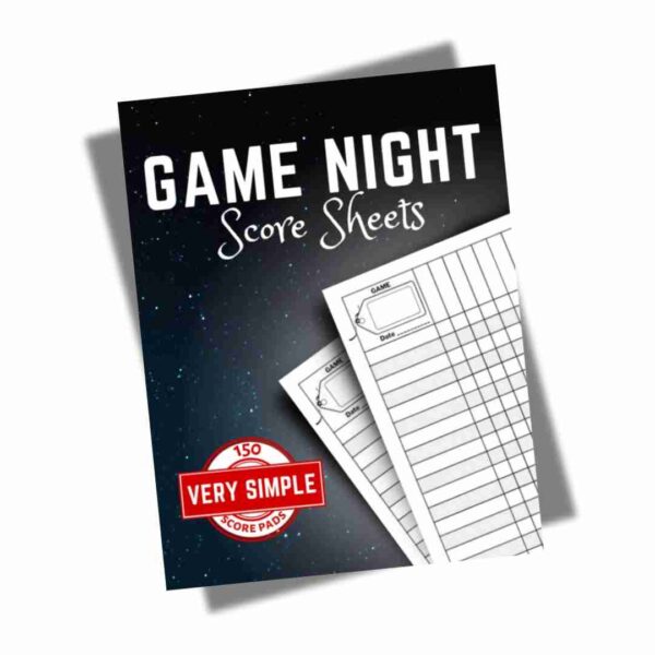 Game Night Score Sheets