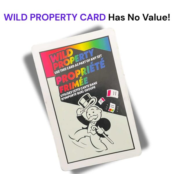 Wild Property Card Monopoly Deal Card Game
