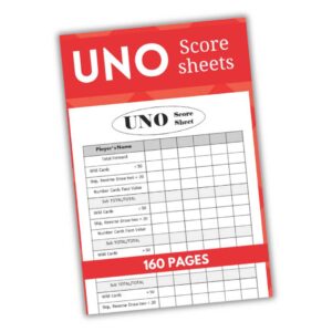 UNO Score Sheets